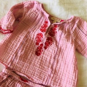 Pink Chicken Outfit - Pink Two Piece